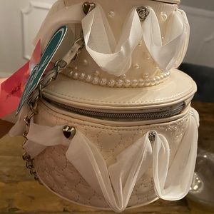 Betsey Johnson cake purse - wedding handbag